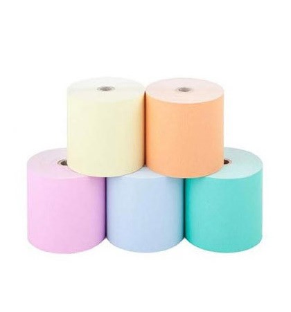 کاغذ حرارتی - ترمال - رول چاپی - رول حرارتی هانسول 80mm*55m رنگی180523